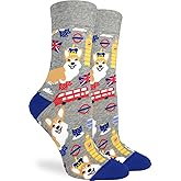 Good Luck Sock Men's American Flag & Presidents Socks, Adult