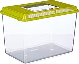Ferplast Geo Maxi 21 L Plastic Tank Hydor Aquarium Terrarium Green 41.3x26x29.8