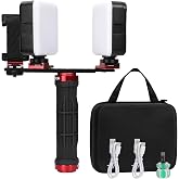 Helivivfy Dental Photography Aid,Dental Filling Light,Oral Cell Phone Camera Fill Light Brightness,Led Video Light Studio Lighting Kit for Home Clinic Hospital