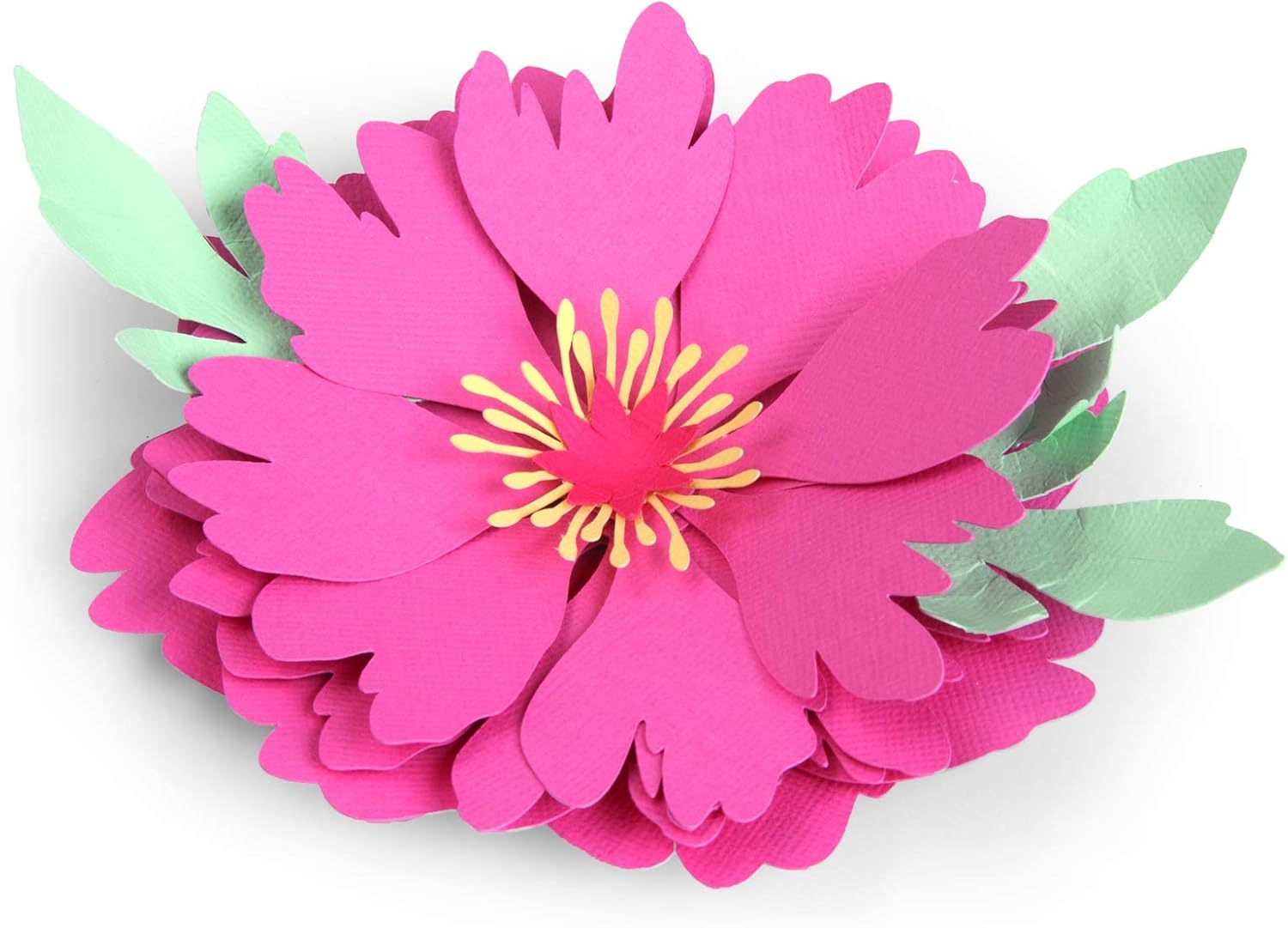 Sizzix Thinlits Die Set 663593, Peony Flower by Courtney Chilson, 5 Pack, Multi-Colour Colour, One Size