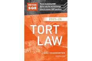 Revise SQE Tort Law 2025/26: SQE1 Revision Guide