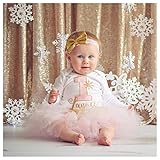 QueenDream Matte Gold Sequin Backdrop 7ftx7ft
