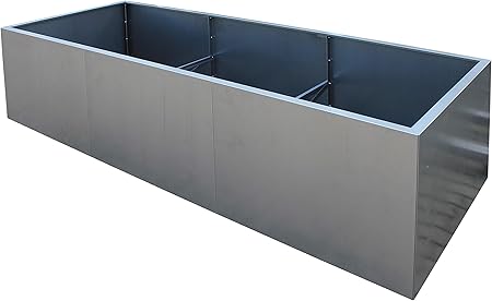 Palatino Exclusive Line Grossraumiges Hochbeet Eden X 250 Edelstahl 250 X 100 X 70 Cm Modular Amazon De Garten