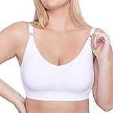 Underoutfit Full Coverage Bra - Wireless, Everyday Comfort Bra with Adjustable Straps
