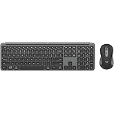 Logitech MK955 Signature Slim Wireless Keyboard and Mouse Combo, for Larger Hands, Quiet Typing and Clicking, Switch Across T