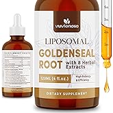 Vuvionoso Goldenseal Root Extract 3000mg – Goldenseal Tincture for Immune & Respiratory – Fast Absorbing, Sugar-Free, Vegan – 120 mL (4 fl oz)
