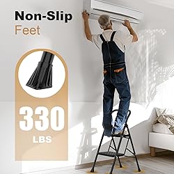 HBTower 2 Step Ladder, Step Stool for Adults,2 Step