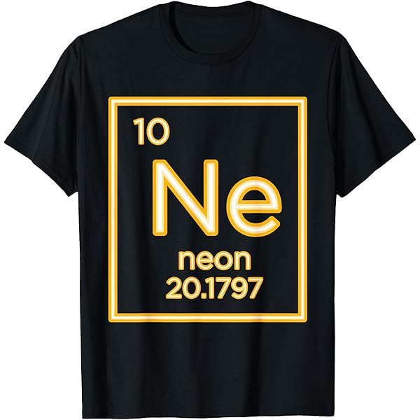 Amazon.com: Neon (Ne) Element | Atomic Number 10 Science T