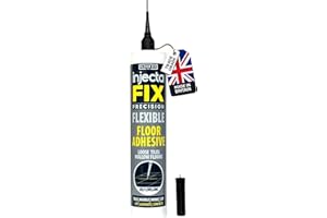 Injectafix Precision 300ml from Floor-Fix Pro - Fix Loose Tiles - for Loose & Hollow Tiles, Wood, LVT & Laminate - Includes 1.9mm Syringe Tip - Adjustable to 6mm + Anti-Clog Performance (1)