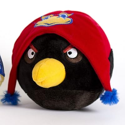 KANSAS JAYHAWKS ANGRY BIRDS PLUSH TOY-KANSAS JAYHAWKS ANGRY BIRDS