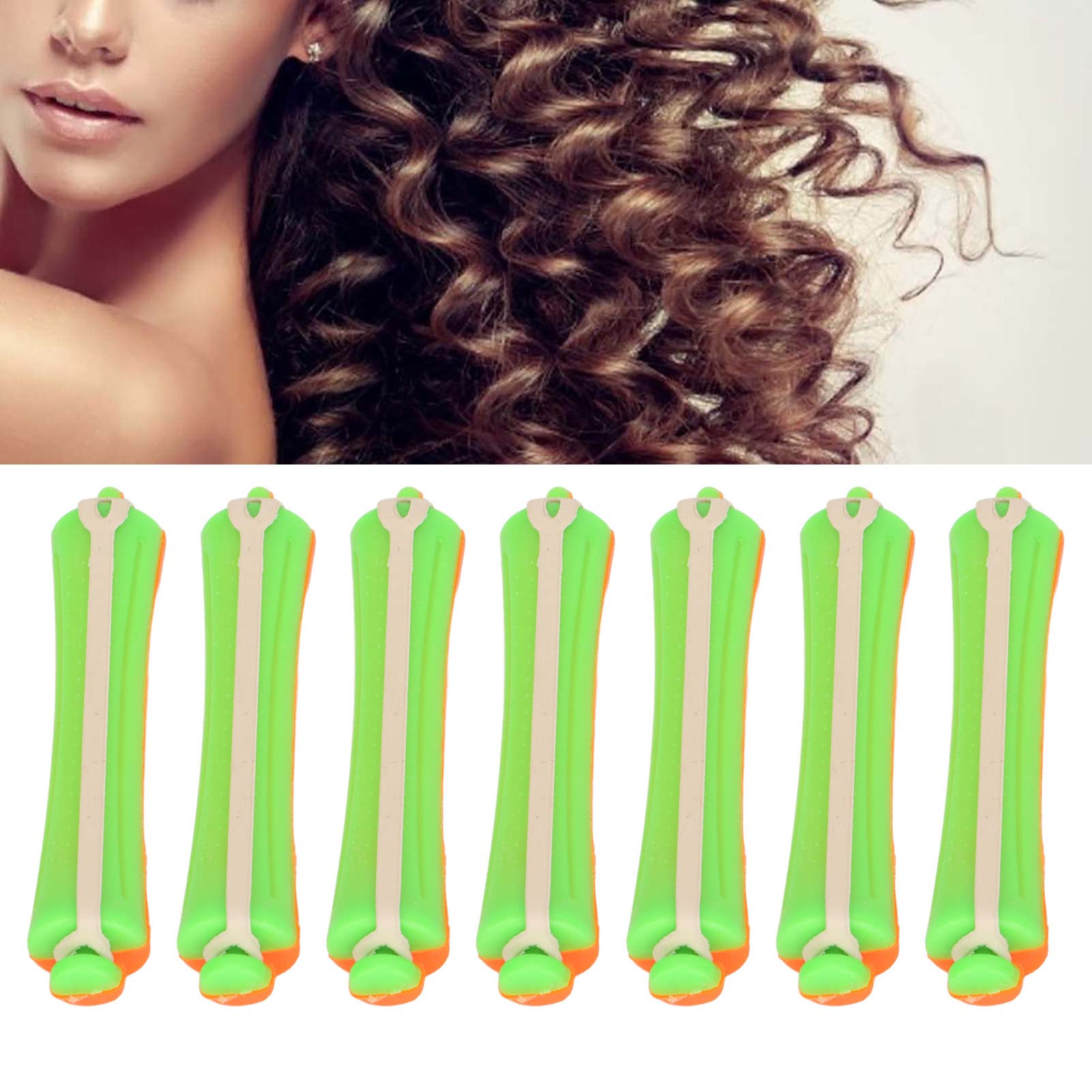 20pcs ABS Hair Curling Rod, Hair Perm Rods, Universal Perm Rods for Short Long Hair, Thickening Hair Curlers Roller with Non Slip Design, Practical Hair Styling Tool for Home Beauty Salon
