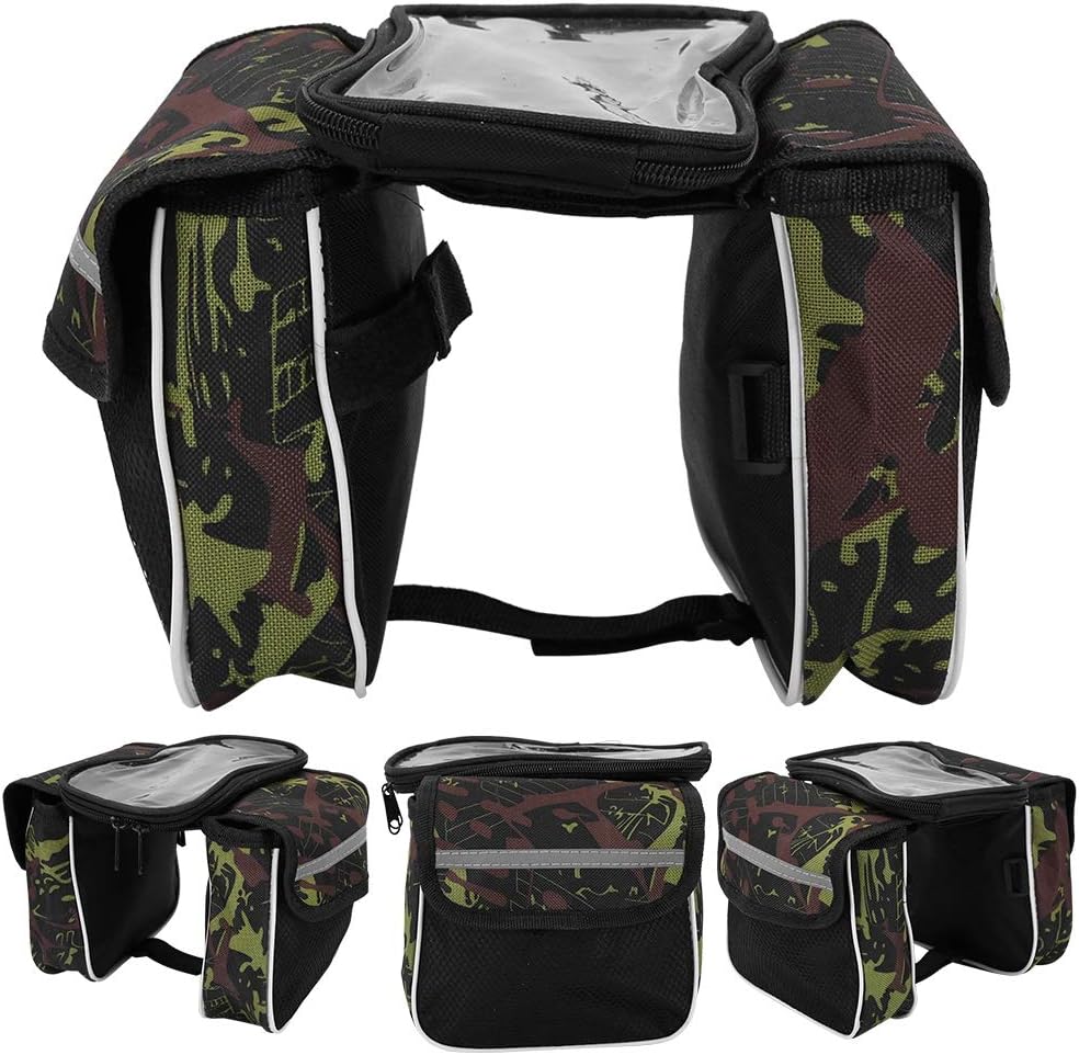 V Geby Borsa Per Telaio Bici Supporto Per Telefono Per Bicicletta Impermeabile Ciclismo Anteriore Tubo Superiore Custodia Porta Telefono Portapacchi Borsa Per Smartphone Accessori Zaini Borse E Borse Laterali Bicicletta