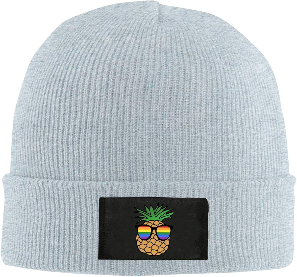 BF5Y6z&MA Mens and Womens Gay Pride Pineapple Knit Cap