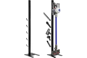BRIGHTSHOW Storage Stand Docking Station For Dyson V15 V11 V10 V8 V7 V6 Cordless Vacuum Cleaners Attachments & Accessories organizer, Stable Metal Bracket Organizer Rack Holder