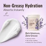 NATURE WELL Moisturizing Cream Face Body Natural Oils Lavender 16 oz Skin view 3