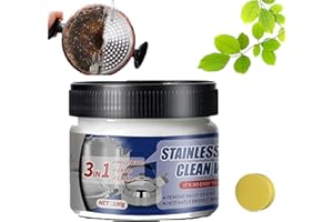 XIBHDN Stainless Steel Clean Wax, Stainless Steel Scratch Remover, Multifunctional Cleaning Metal Polishing Wax, Stainless St