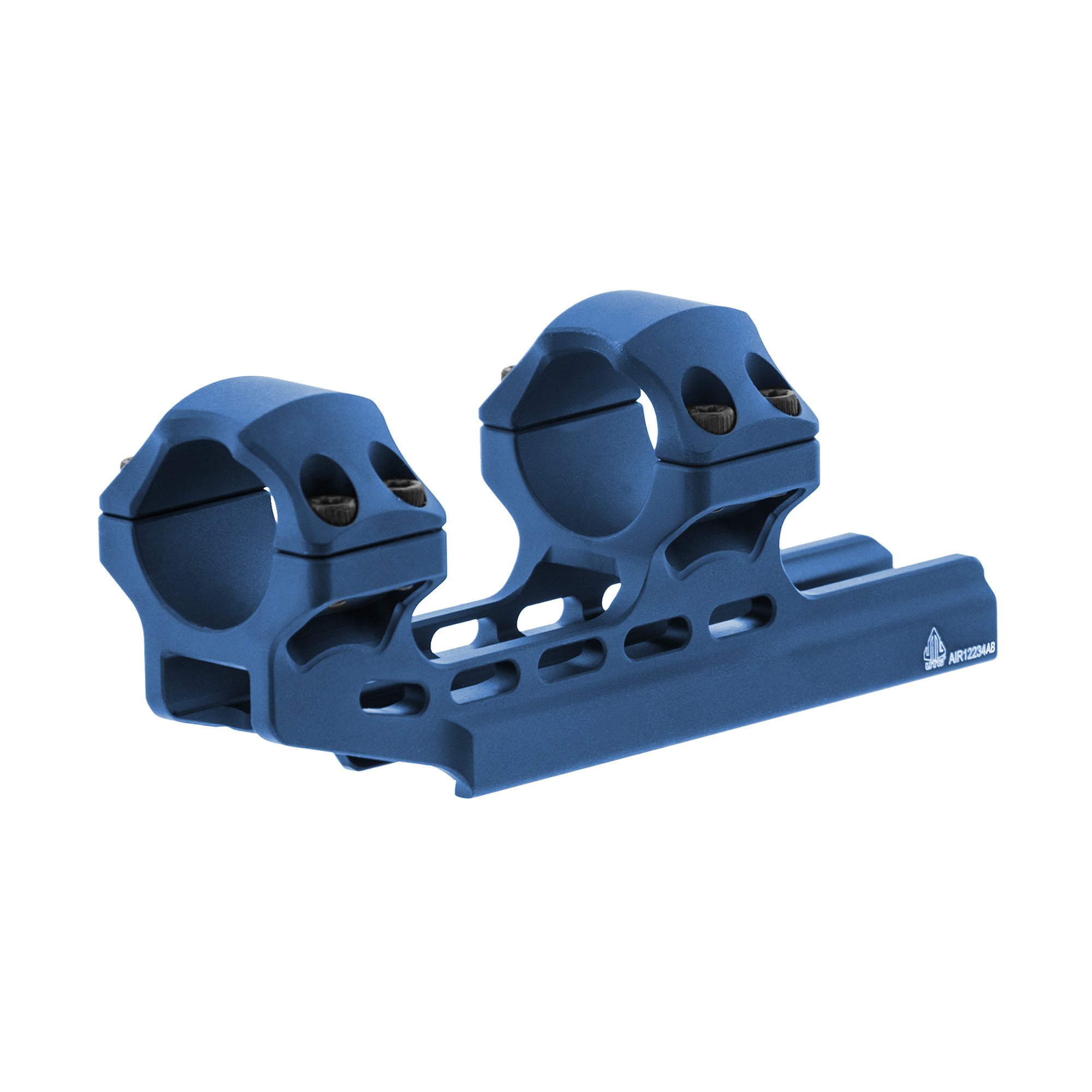 UTG ACCU-SYNC™ 1" High Profile 34mm Offset Pic. Rings, Blue