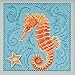 Seahorse Beaded Counted Cross Stitch Kit Mill Hill 2018 Buttons Beads Spring MH141813