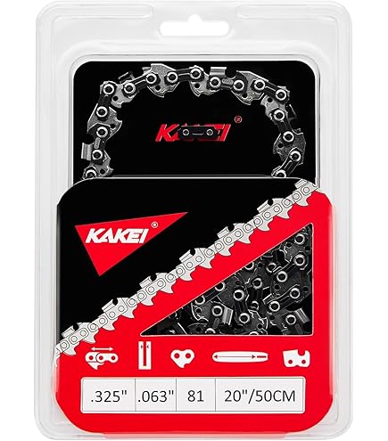 Amazon.com: KAKEI Chainsaw Chain 20 Inch .325