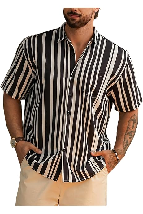 Amazon Camisa Rayas Hombre Verano Camisas De Rayas Hombre 2018 Online