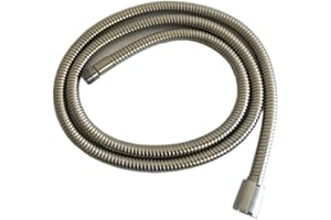 Weirun Kitchen Pull Down Sink Faucet Hose Bathroom Pull Out Faucet Spray Head Hose Replacement Part Faucet Sprayer Hose Stainless Steel 59 inch,Brushed Nickel