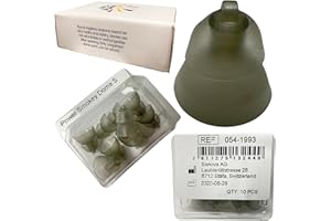 CHEERFULPOINT Power Smokey Dome Small for Phonak, 054-1993,1 Pack/10 Domes, Genuine OEM Switzerland Hearing Domes by Sonova