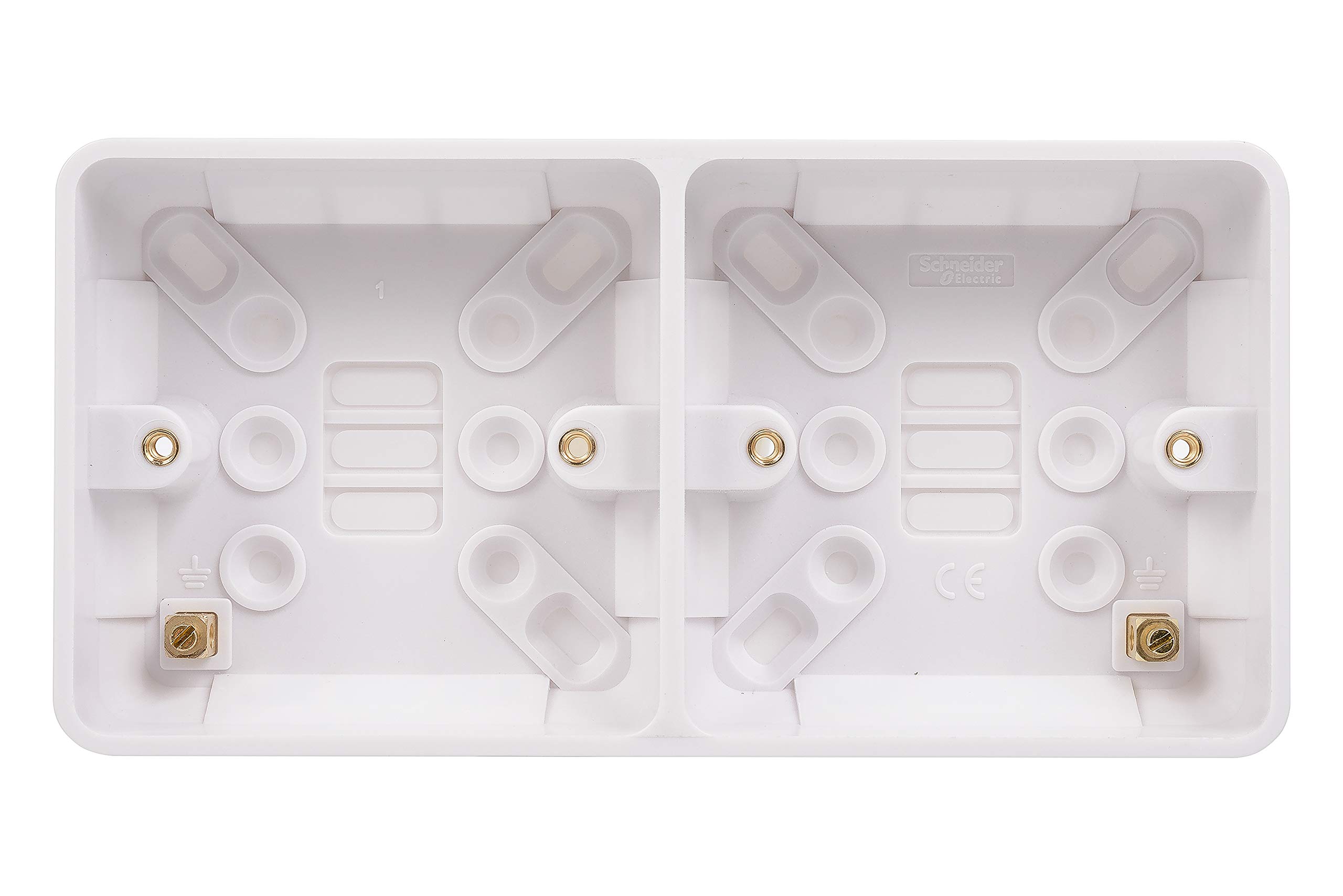 Schneider Electric Lisse Dual Surface Pattress, 25 mm