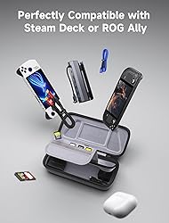 JSAUX Carrying Case Compatible with Steam Deck/ROG