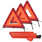 Acymner Reflective Safety Triangle Kit | Emergency Warning Triangles with Storage Case Roadside Reflective Early Warning Sign for Vehicles Breakdown (3)
