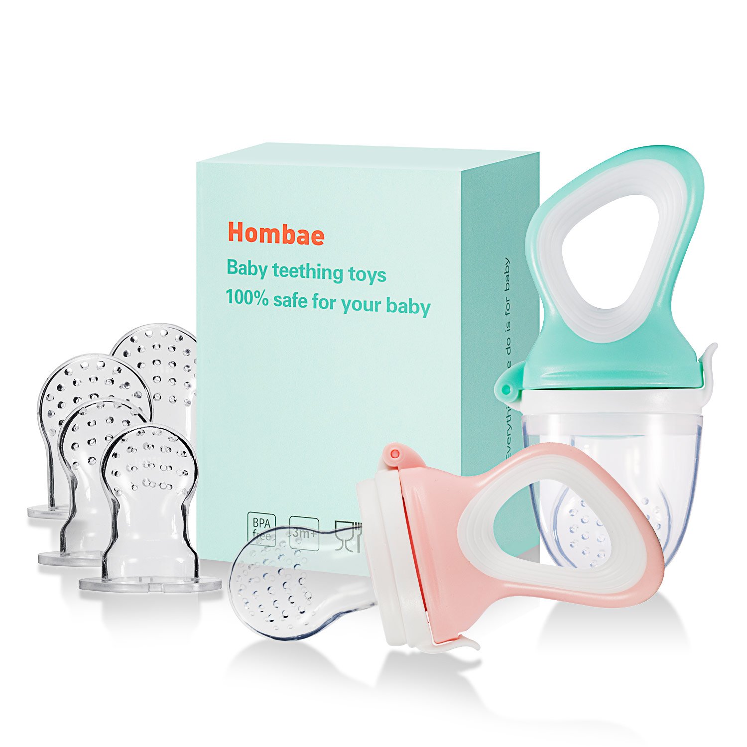 Fresh Food Feeder Baby Fruit Feeder Pacifier By Hombae Mesh
