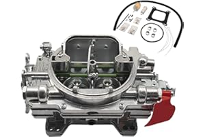 IMUFER 1405 Carburetor Replacement for Performer 600 CFM 4 Barrel Square Bore Corvette Silverado GMC 366 Demon Poly with Manual Choke