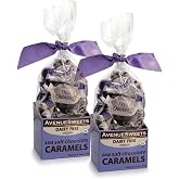AvenueSweets - Handcrafted Dairy Free Vegan Individually Wrapped Soft Caramels - 2 x 5.2 oz Boxes - Sea Salt Chocolate