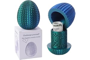 GALAPOPO Mystery Egg Puzzle Box, Money Puzzle Box for Cash Gift, Birthday Wedding Easter Xmas Holiday Celebration Money Gift Ideas, Brain Teaser Puzzle Toy for Adults Kids Teens