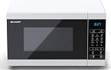 Sharp YC-MG02U-W Compact 20L 800W Microwave 1000W Grill ECO Mode view 2