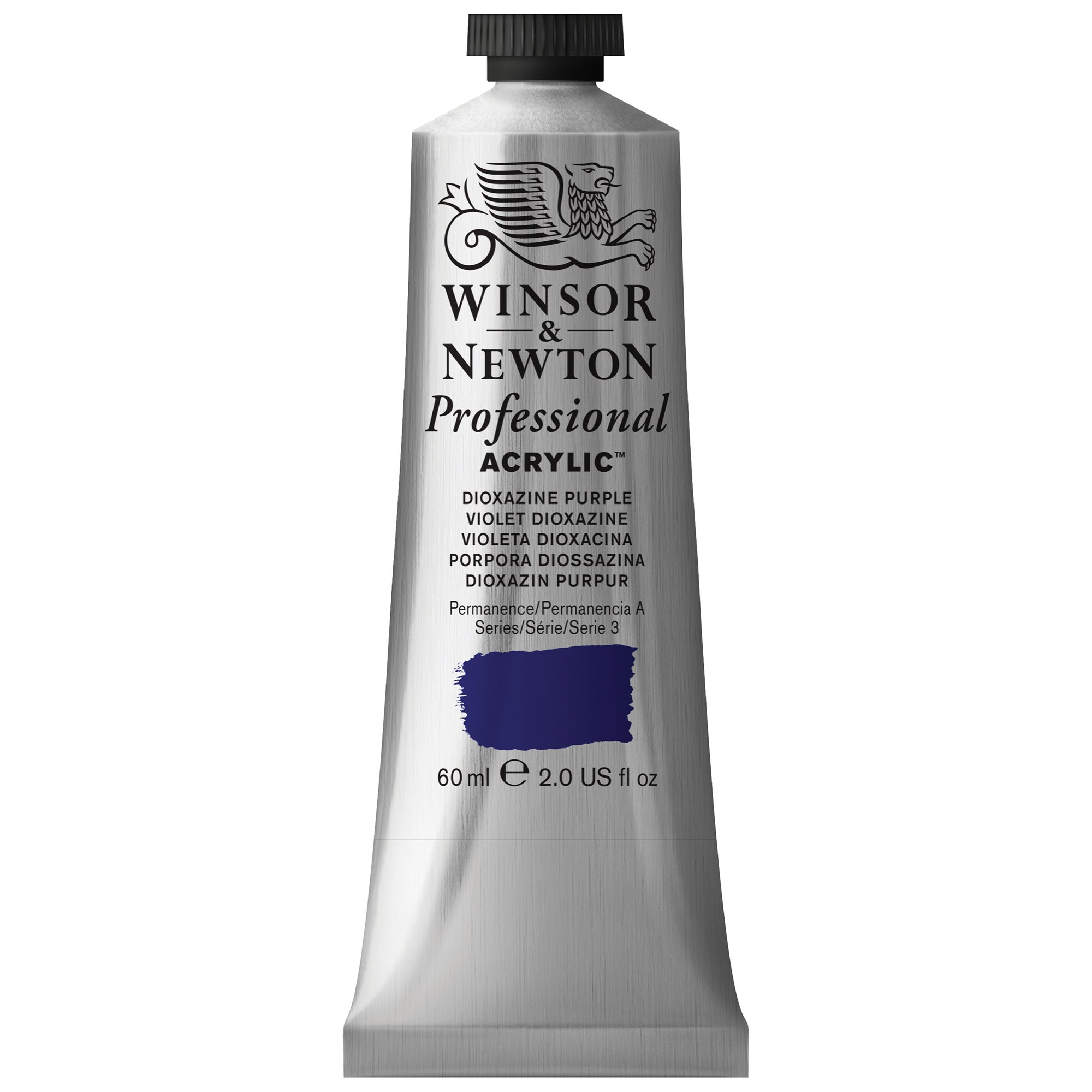 Winsor & Newton 2320229 Professional Acrylic Colour - Dioxazine Purple, 60 ml (Pack of 1)
