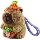 Capybara Plush Keychain Cute Capybara Stuffed Animal Gift Capybara Pendant for Backpack Charm Birthday Gift Stocking Stuffers