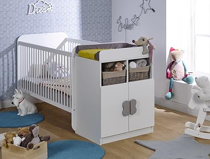 Loupiot Mad1260 014 Madrid Lit Bebe Evolutif Blanc 70 X 140 Cm Amazon Fr Bebes Puericulture