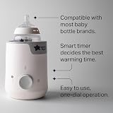 Tommee Tippee Easiwarm Bottle Warmer White 4 Minute Body Temp One-Dial view 4