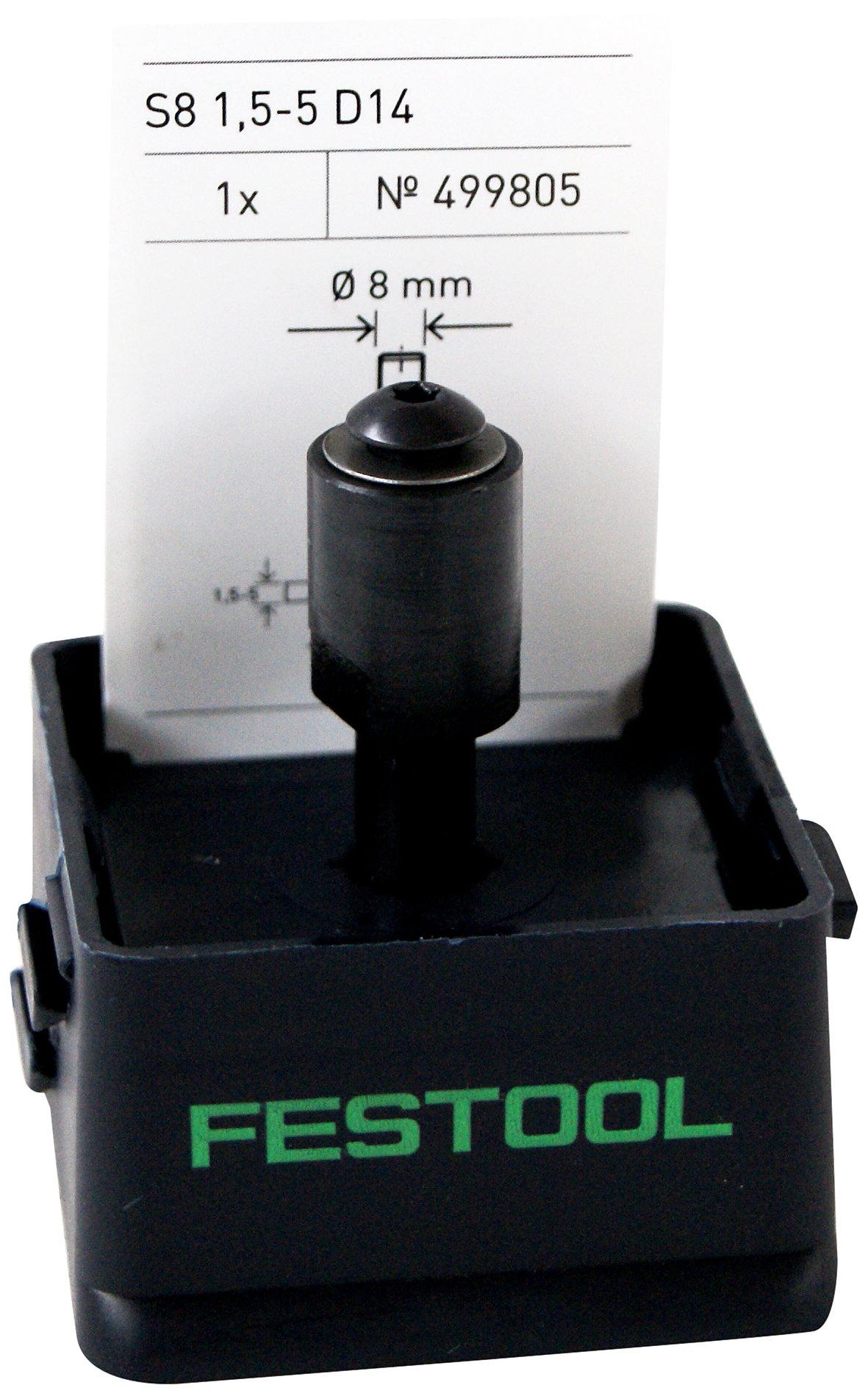 Festool Husillo de fresa S8 1,5-5 D14