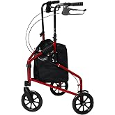 Lumex 3 Wheel Cruiser - Lightweight &amp; Narrow Three Wheel Walkers for Seniors &amp; Tight Spaces