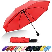 Amazon.com: RUMBRELLA Red UV Stick Umbrella Auto Open UPF 50+ with