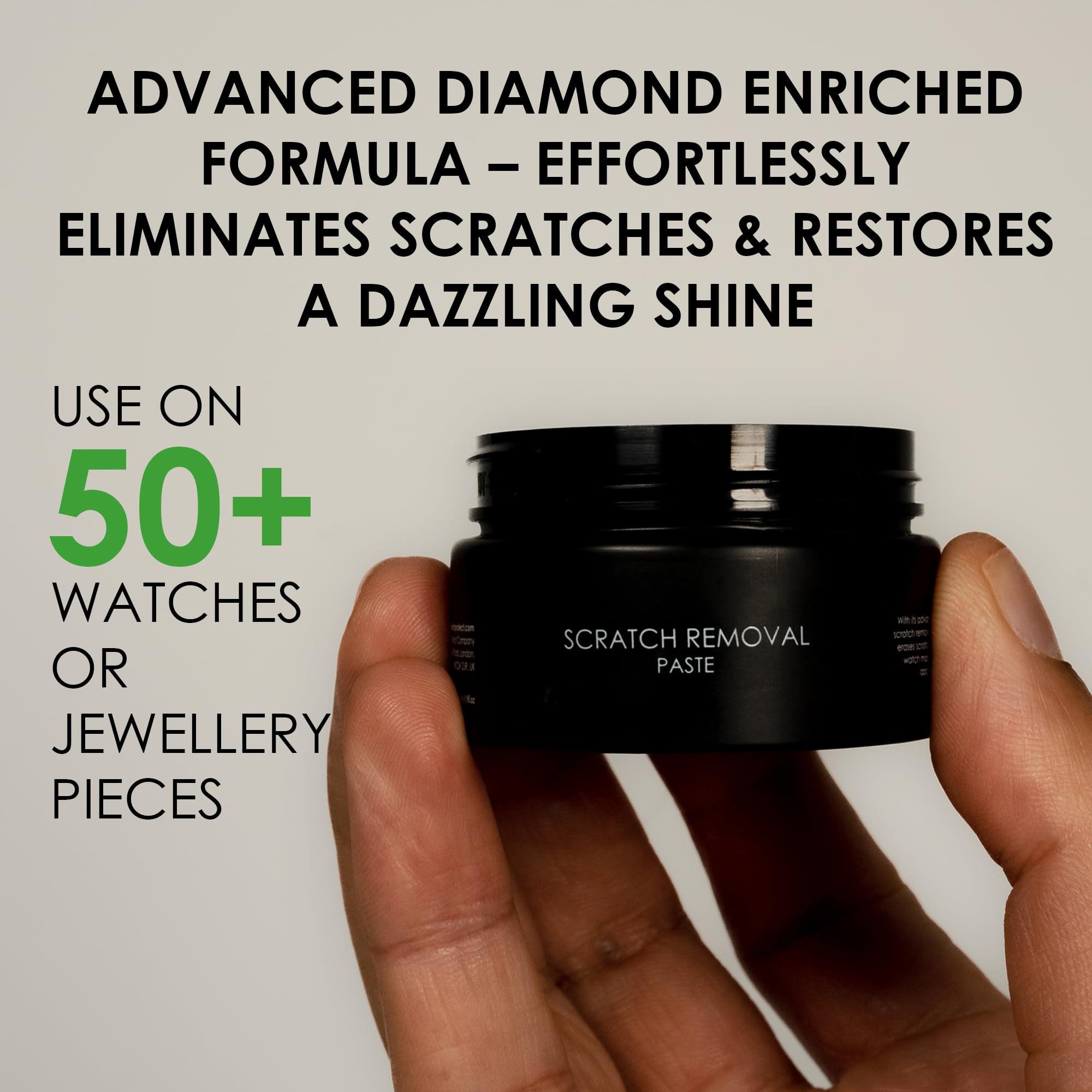 Premium Polishing and Cleaning Paste for Rolex, Luxury Watches and Jewelry - Removes Scratches, Scuffs and Restores Shine, Watch Polish Kit 30g