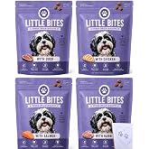 CHRONOS ENTERPRISES LLC Variety Pack for Nutri-Little-Bites - 4 Delicious Flavors: Chicken, Duck, Salmon &amp; Rabbit + Pet Paws Notepad (6oz Each, 24oz Total)