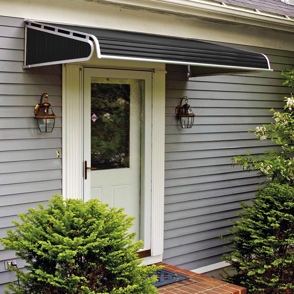 NuImage Awnings 1500 Series Aluminum Door Canopy with Sidewings