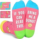 HAPPYPOP Funny Socks for Kids - Boba Ice Cream Gifts, Cute Popcorn Donut Pickle Socks Girls