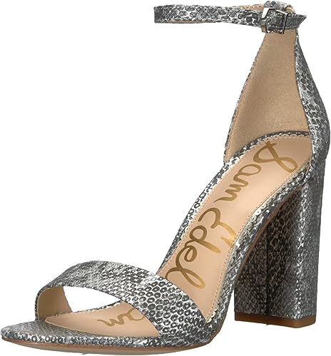 sam edelman silver block heel