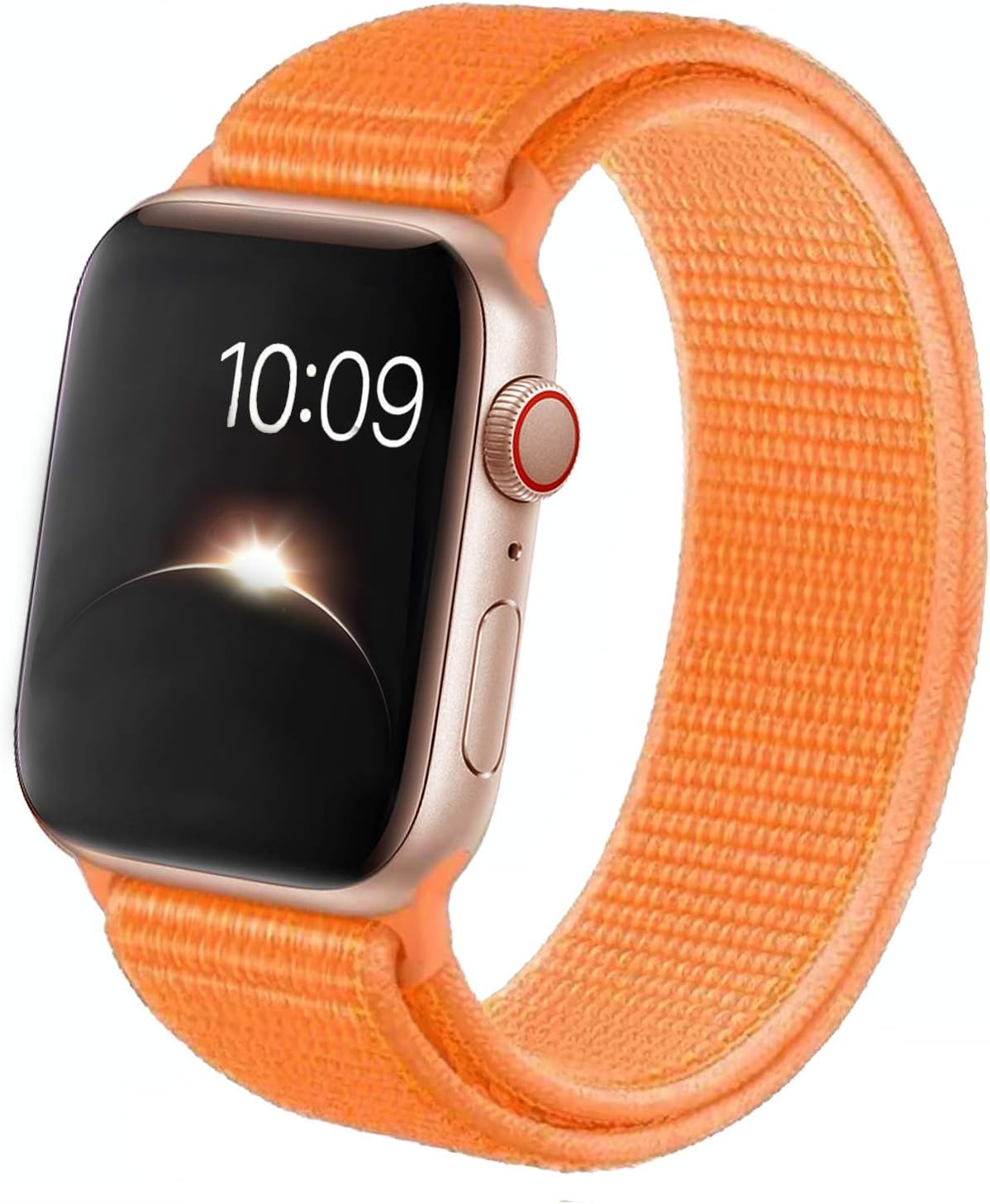 RolQitee Soft Sport Band Compatible with Apple Watch Band 38mm 42mm 40mm 44mm for Women/Men Breathable Replacement Strap Compatible with iWatch Series 5 4 3 2 1 (Papaya, 38mm/40mm)