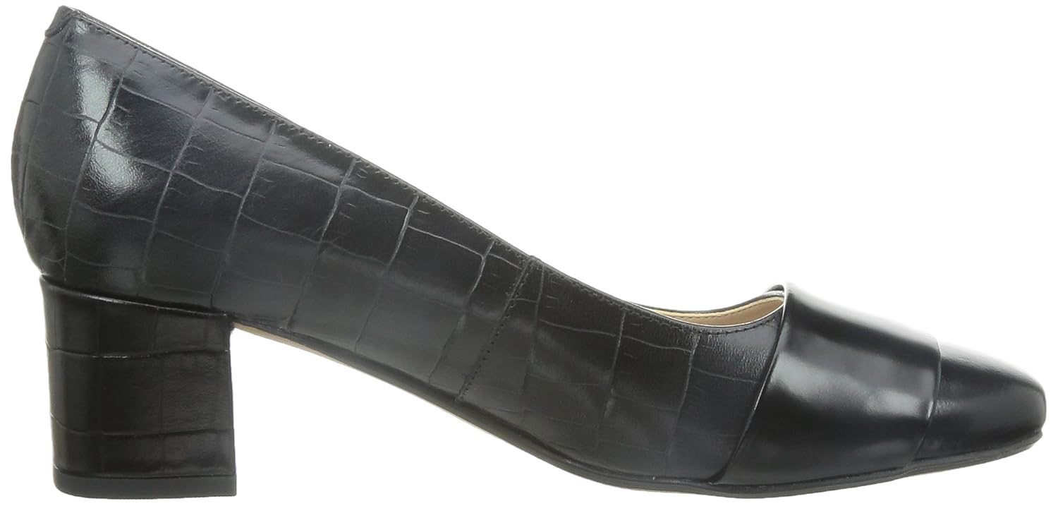 clarks women's chinaberry sky leather pumps