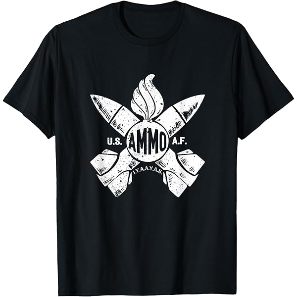 ammo Tシャツ Amazon.com: Explosives Ammo Shirt for Men, Women USAF AMMO