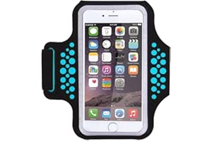 Triomph Armband for Phone, Sport Arm Band foriPhone 16 15 14 13 Pro Max, Workout Armband with Screen Protector, Key/Card Pock